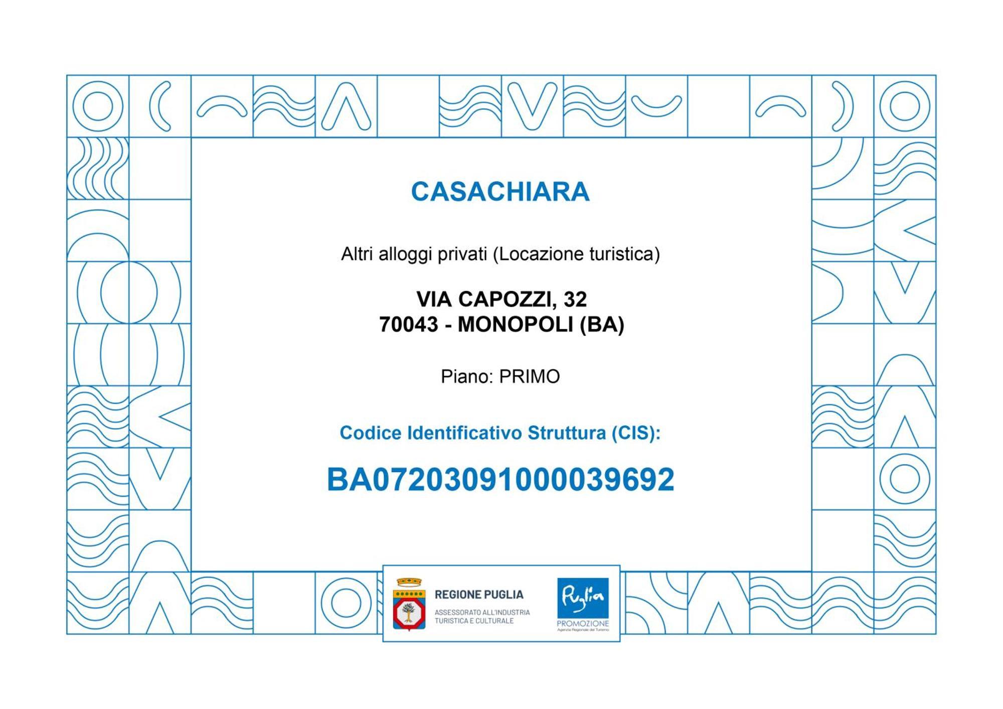 Casachiara Holidays Монополи Экстерьер фото
